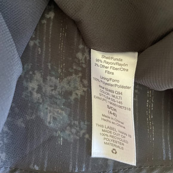 Scoop NYC Maxi Floral Dress Sz 4/6 - Picture 5 of 7